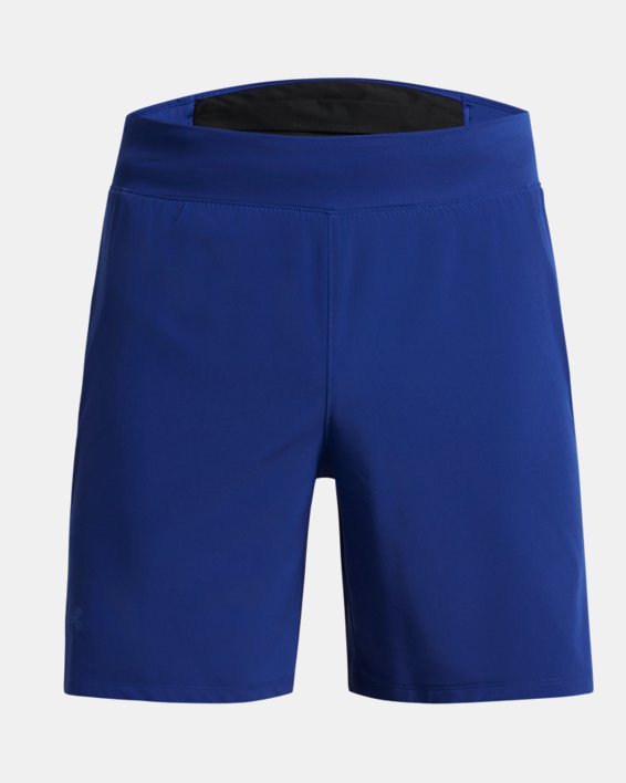 Men's UA Launch Elite 7'' Shorts in Blue image number 7